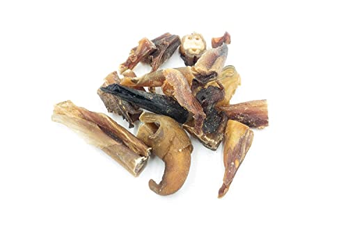 Nacimiento de Buey para Perros, palitos mordedores, chucherías de Perros, Cuidado Dental para Perros, 100% Natural, Juguete para Masticar para Perros, 250 g