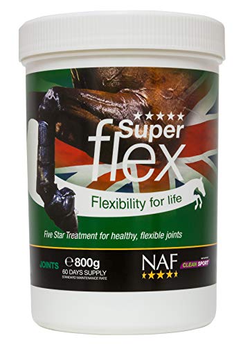 Naf 'Super Flex de caballo Suplemento, blanco, 800g