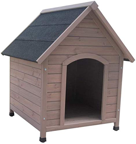 NANI Caseta de Perro, Paneles Easy Clean Lluvia y el Viento Protector, Madera Impermeable Cat House extraíble Alimentos for Mascotas Caliente Regalo Pequeña Mediana