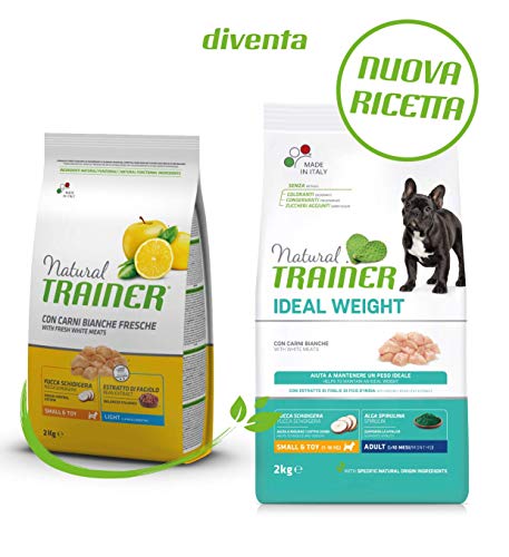 Natural Trainer Ideal Weight - Pienso para Perros Mini-Toy Adult con Carnes Blancas - 2kg