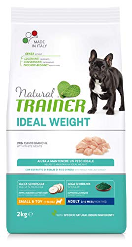 Natural Trainer Ideal Weight - Pienso para Perros Mini-Toy Adult con Carnes Blancas - 2kg