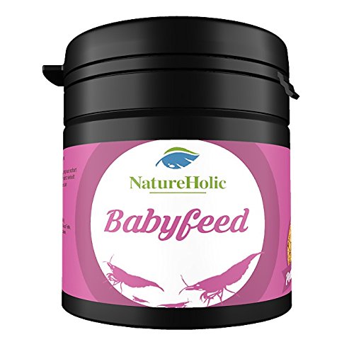 NatureHolic - Comida para camarones de cría de Babyfeed - Comida para camarones en el acuario - 30 g