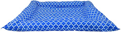 Nayeco - Colchón refrescante Azul y Blanco Cool Mat 76X66 cm