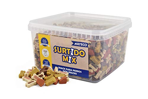 Nayeco Snacks para Perros Surtido Mix 1,9Kg.Bote