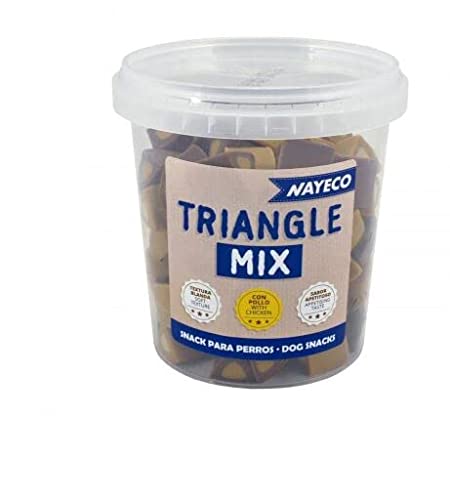 Nayeco Snacks para Perros Triangle Mix 500G.Bote