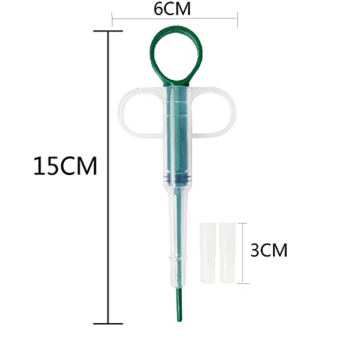 NC 2 Jeringas para Mascotas, Dispensador De Pastillas para Mascotas, Alimentador de Pastillas para Perros y Gatos, Dispensadora De Alimentación Médica Reutilizable