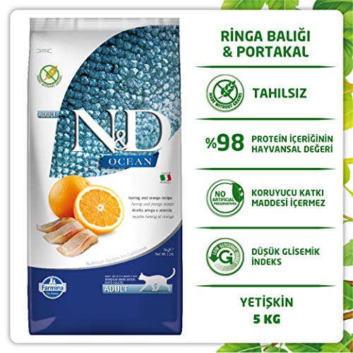 N&d Grain Free Adult Cat Pescado y Naranja