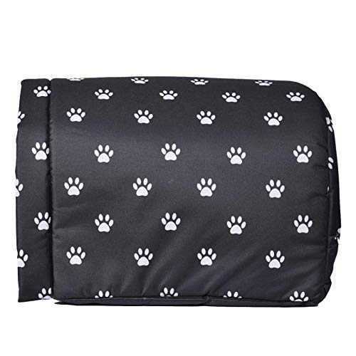 Nedyet Cómodo triángulo cama para gatos, tienda de campaña, impermeable, casa para perros y mascotas, para exteriores, resistente a la intemperie, plegable