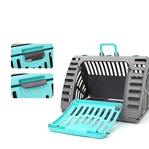 NEHARO Portador de Mascotas Ligero Mascotas caninas saliente Bolsa portátil del Gato del Gato Creativo Jaula de Perros pequeños Plegable Vent Caja de Aire Caja Bolso