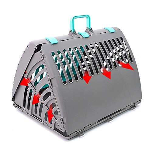 NEHARO Portador de Mascotas Ligero Mascotas caninas saliente Bolsa portátil del Gato del Gato Creativo Jaula de Perros pequeños Plegable Vent Caja de Aire Caja Bolso