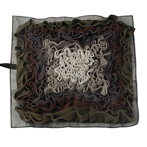 NGHSDO Alfombra Olfato Perro Manta del Perro casero del forraje Snuffle Mat Mat oler Formación Lavable for Perros de Perrito Desmontable a aliviar el estrés de Juguete Rompecabezas 05 (Color : G)