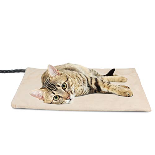 NICREW Manta Eléctrica para Perros y Gatos, Almohadilla Térmica para Mascotas, Manta para Mascotas, Manta con Temperatura Constante, 40 x 45 cm