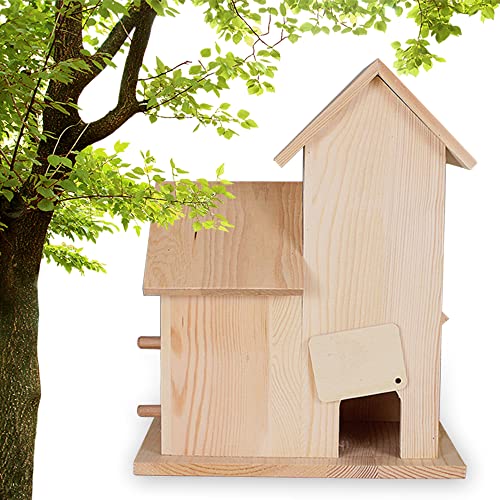 Nidos Para Pajaros, Nido Para Ninfas, Pajareras Exterior En Jardin, Casa Pajaros Exterior, Cajas Nido Para Pajaros, Nidos De Pajaros, Nidos Para Agapornis, Nido Pajaros Exterior Para El Jardín (B)