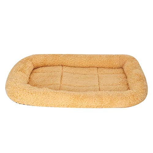 Nikou Almohadilla para Mascotas - Cama para Perros Almohadilla para Mascotas Ultra Suave Alfombra cómoda y Lavable Manta Resistente al desgarro para Mascotas Perro Gato(Amarillo)