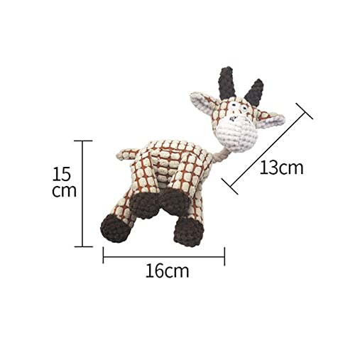 NINGLIU Juguetes de Peluche Divertido Juguete Mascota Burro Forma corduro de Juguete Masticar Juguete for dogsplush óseo Molar Perro Juguete Entrenamiento Mascota Accesorios for Perros (Color : A)