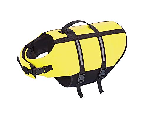 NOBBY 77576 - Flotador para Perros (Talla S), Color Amarillo neón