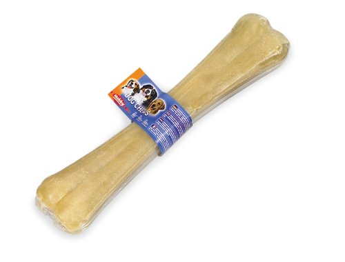 Nobby Hueso de Cuero Crudo prensado, 32 cm, 450 g