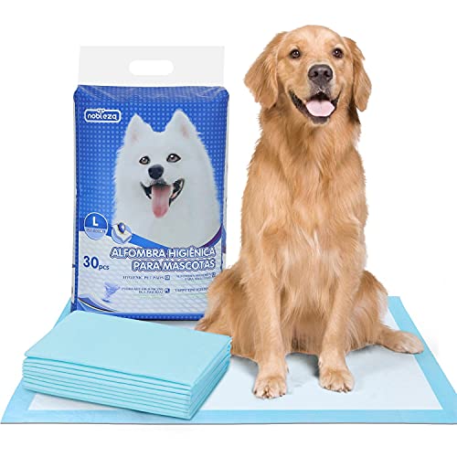 Nobleza - 30 x Empapadores Perros Alfombrilla higiénica de Entrenamiento para Perros. Ultraabsorbente 90cm*60cm.