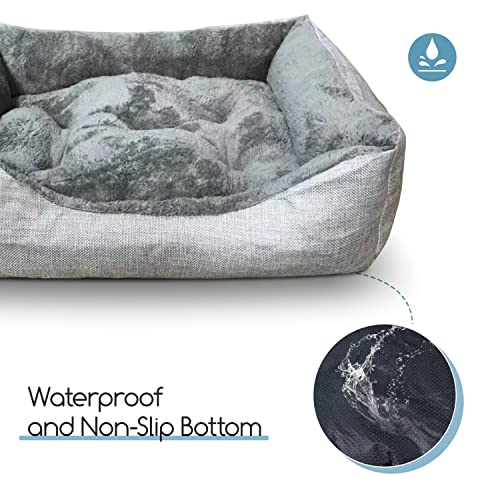 Nobleza Cama Perros, Sofá para Perro y Gato, Cesta Comoda para Perros, Cojín de Mascotas, Grandes, 53 * 43cm