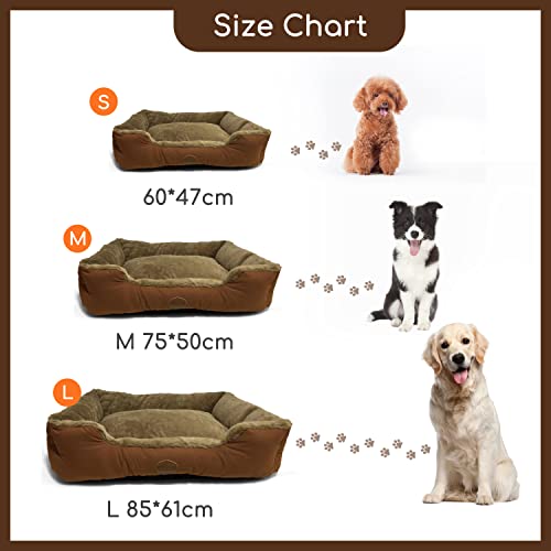 Nobleza Cama Perros, Sofá para Perro y Gato, Cesta Comoda para Perros, Cojín de Mascotas, Medianos 75 * 50cm