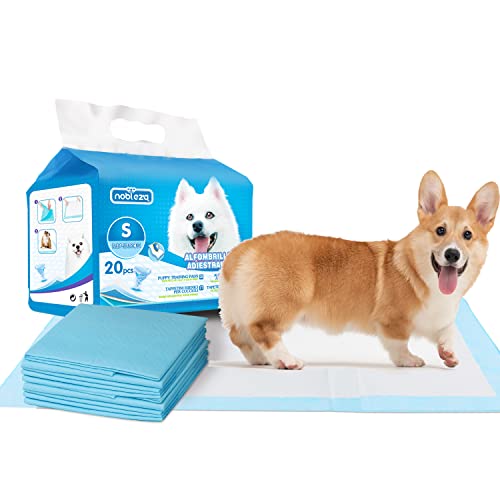 Nobleza Empapadores Perros, Alfombrillas Higiénica Desechables para Mascotas, Pads para Perros súper absorbentes, Toallitas de Entrenamiento para Mascotas, 20 uds, 40 x 60 cm