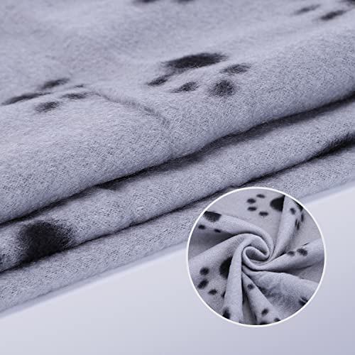 Nobleza – Manta Suave de Felpa para Perros, Gatos y Otras Mascotas. Lavable. 6 Unidades. Color Gris, 160 * 100 cm