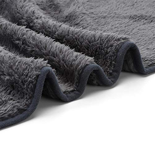 Nobleza – Manta Suave de Felpa para Perros, Gatos y Otras Mascotas. Lavable. Color Gris 120 * 100cm