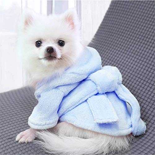 None/Brand Invierno Mascota Perro Albornoz Suave Franela Cachorro Chihuahua Pijamas Dormir Ropa Perros Bañera Toalla Ropa Mascotas Accesorios