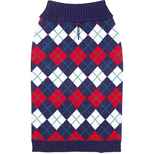 Nordic Fair Isle Snowflake - Suéter para perro y suéter a juego