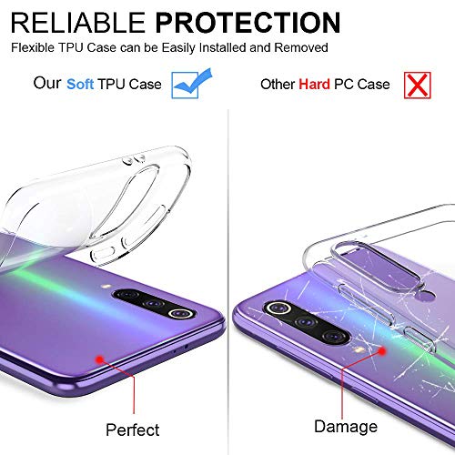 Oihxse Animal Serie Case Compatible con Samsung Galaxy A70 Funda Transparente Suave Silicona Elefante Conejo Patrón Protector Carcasa Ultra-Delgado Creativa Anti-Choque Cover (A7)