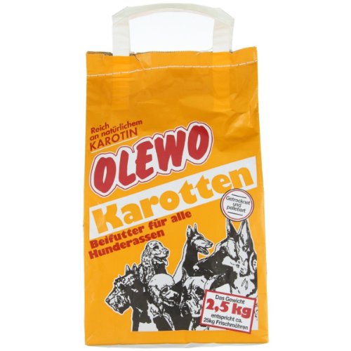 Olewo Karotten 2,5kgs | Zanahoria Deshidratada Para Perros o Gatos