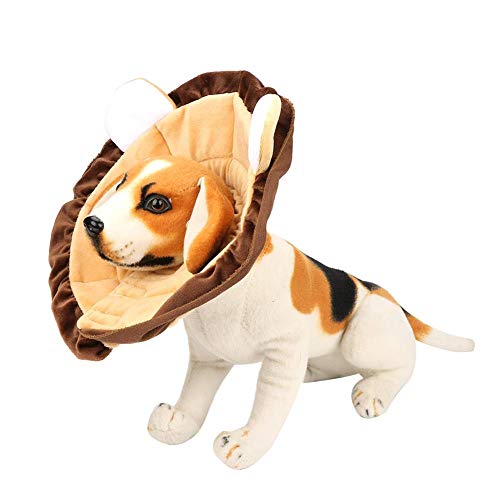 othulp Collar Isabelino Inflable Perros Collar Isabelino Gato Perro médico Collares Cono de Cabeza Protector de Herida de Gato Gato Cono Gato Collares Cono Lion,S