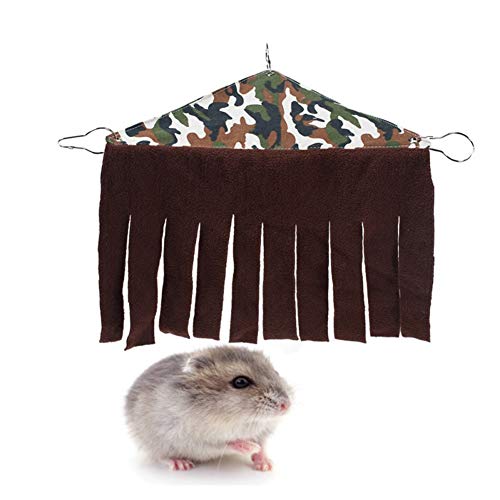 othulp Hamaca Gato Cama Hamster Guinea Cerdo Juguetes Hurón hamacas Hamacas de Rata para Jaula Pequeña Mascota Cama Conejo de la Cama Hámster Cama Camouflage