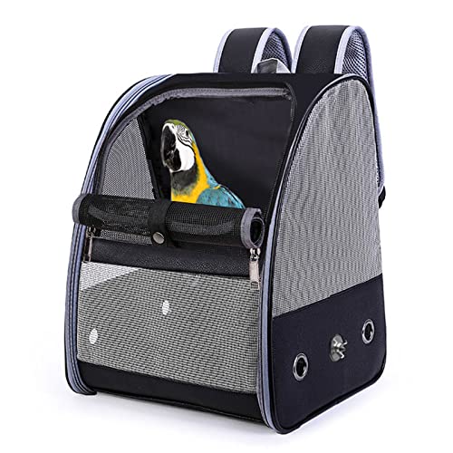 Oukerde Mochilas para Loro para Viajar,Mochilas para Gatos y Perro Bolsa para Mascotas,Transportin Pájaros Bolsa de Transporte para Pájaros Transpirable,para Mascotas,Loro,Gato,Pájaro,Bolsa de Viaje