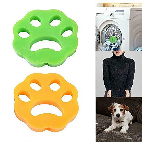 Ousyaah 4 Pcs Depiladora para Mascotas, Bola De Limpieza De Ropa, Filtros de Pelusa para Lavadora, Reutilizables Lavandería Mascota Removedor para Pelo de Perros, Pieles de Gatos, Todas Las Mascotas