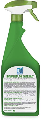 OUT! Champú y acondicionador Natural Pest Wash para perros, 500 ml