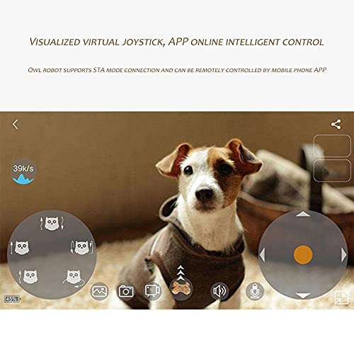 Ownlife Dispensador Smart Pet Camera Dog Treat con App Controle la cámara de 1080p for Perros y Gatos, monitoree a su Mascota de Forma remota