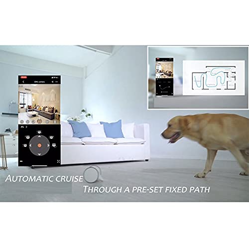 Ownlife Dispensador Smart Pet Camera Dog Treat con App Controle la cámara de 1080p for Perros y Gatos, monitoree a su Mascota de Forma remota