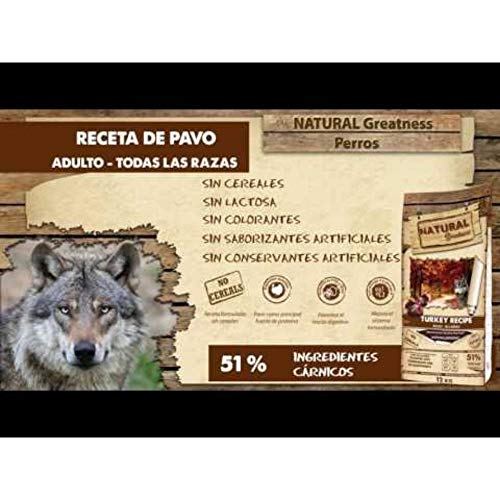 Pack Ahorro - 2 Sacos de 2 Kg Cada uno Pienso Natural GREATNES Sin Cereales e Hipoalergénico - Pienso de Conejo y Pienso de Pavo | ANIMALUJOS