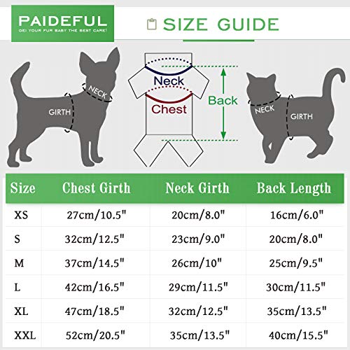 PAIDEFUL Ropa para Perros Pequeños Camiseta de Cachorro a Rayas de Verano para Niño y Niña Chaleco Transpirable 100% Algodón Camiseta sin Mangas Chihuahua Yorkshire Rosa XL