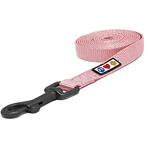 Pawtitas Correa para Perros Extra Extra Pequeños y Gatos Correa de adiestramiento Ideal para Gatos y Perros Muy Pequeños Correa de 1.80 m de Largo - Correa Talla XXS Rosa Claro