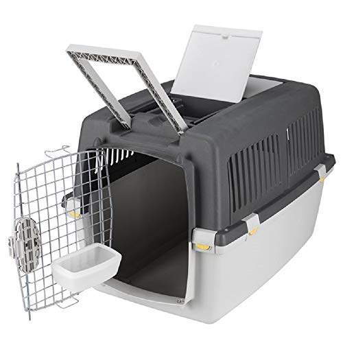 PaylesswithSS Transportador de perros Cajón de transporte Avión Tren Coche Ruedas seguras con cerradura (tamaño 7: 104 x 73 x 75 cm (largo x ancho x alto)