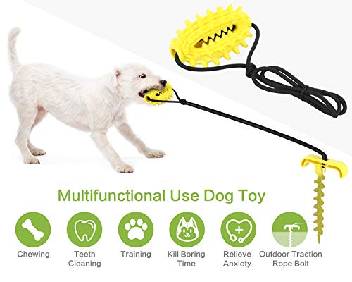 Pecute Correas para Perros al Aire Libre y Juguetes para Perros para Morder, Resistentes a Mordidas, Molares, Limpieza de Dientes Apto para Perros Pequeños Medianos Grandes