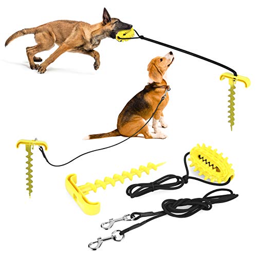 Pecute Correas para Perros al Aire Libre y Juguetes para Perros para Morder, Resistentes a Mordidas, Molares, Limpieza de Dientes Apto para Perros Pequeños Medianos Grandes