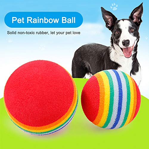 Pelota de Goma Juguetes para Perros Perro chirrido de Sonido EVA Fútbol Baloncesto Juguetes interactivos para Perros Pequeño Mediano Grande Animales Suministros de Juguete