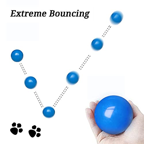 Pelotas para Perros indestructibles, Pelotas hinchables de Goma sólida para Perros masticadores agresivos, 100% Seguro y no tóxico, Pelota masticable