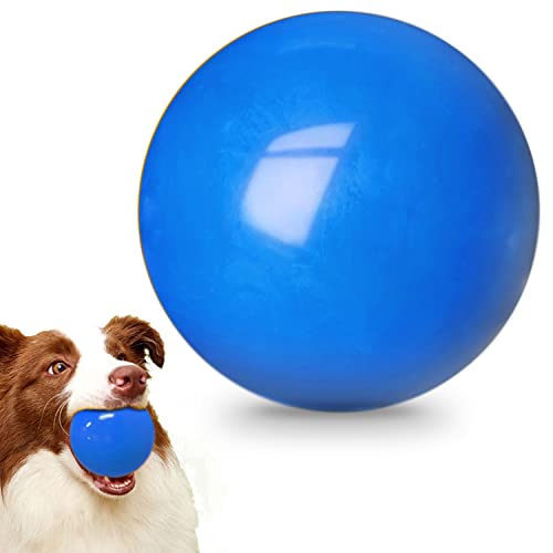 Pelotas para Perros indestructibles, Pelotas hinchables de Goma sólida para Perros masticadores agresivos, 100% Seguro y no tóxico, Pelota masticable