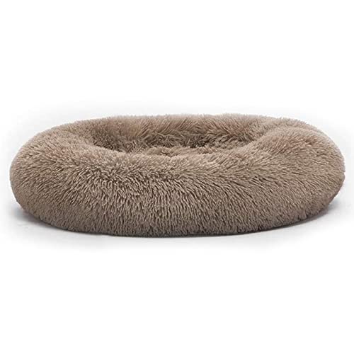 Perrera Redonda para Mascotas, Cama para Gatos, Felpa Suave, Gato, casa para Perros, colchón, Estera, Cachorro de Invierno, Nido cálido, Suave, Mascota, Gato, casa para Dormir-e, 60 CM, Francia