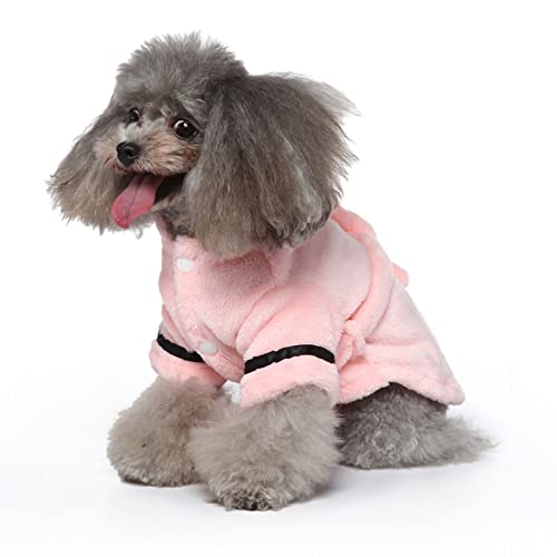 Perrito Albornoz Perro Secado Albornoz Toalla Super Soft Pet Accesorios Rosa XL