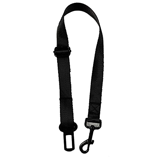 Perro Cinturón de Seguridad Cinturón de Seguridad de Coche para Perros Arnés de Coche para Perros con cinturón de Seguridad Ajustable Perros Correa Alta Seguridad (45-75CM)